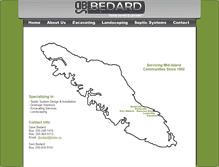 Tablet Screenshot of bedardandsons.com